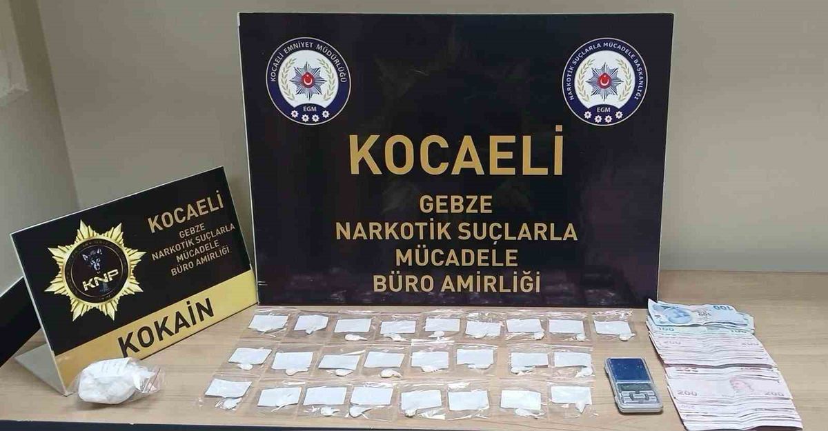 Kocaeli'de uyuşturucu operasyonu: 3 tutuklama