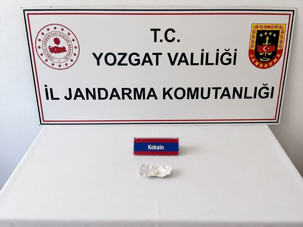 Yozgat'ta kokain operasyonu: 1 gözaltı