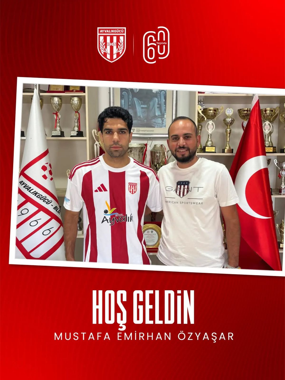 Ayvalıkgücü Belediyespor, Mustafa Emirhan Özyaşar'ı Transfer Etti