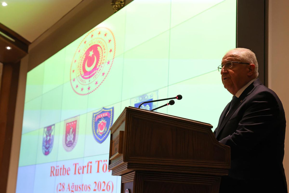 Milli Savunma Bakanı Güler, Rütbe Terfi Töreni’ne Katıldı