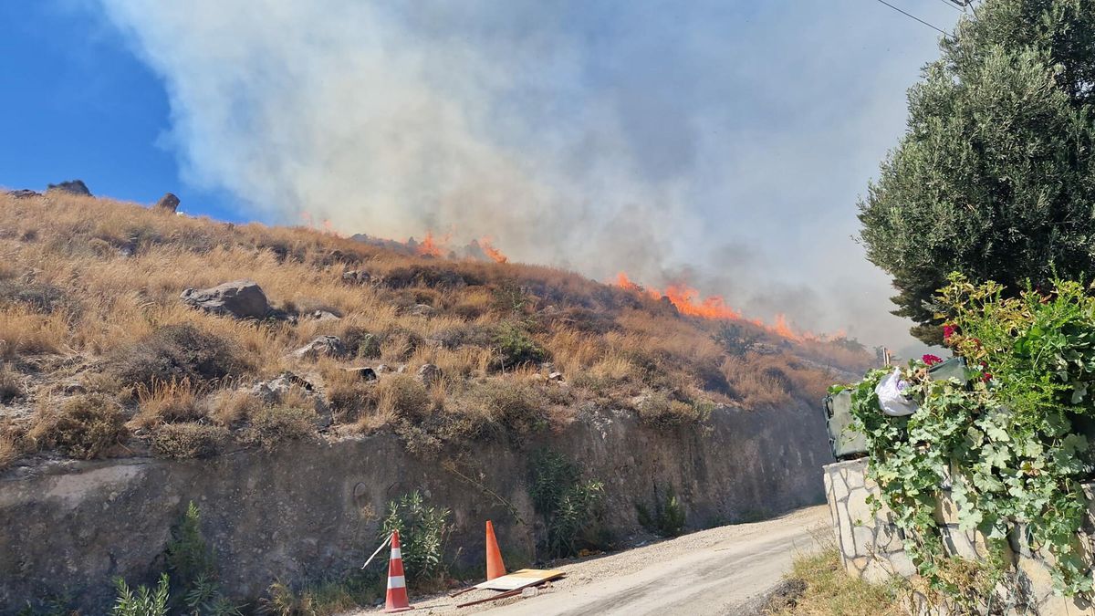 Bodrum'da Maki Yangını 1 Saatte Söndürüldü