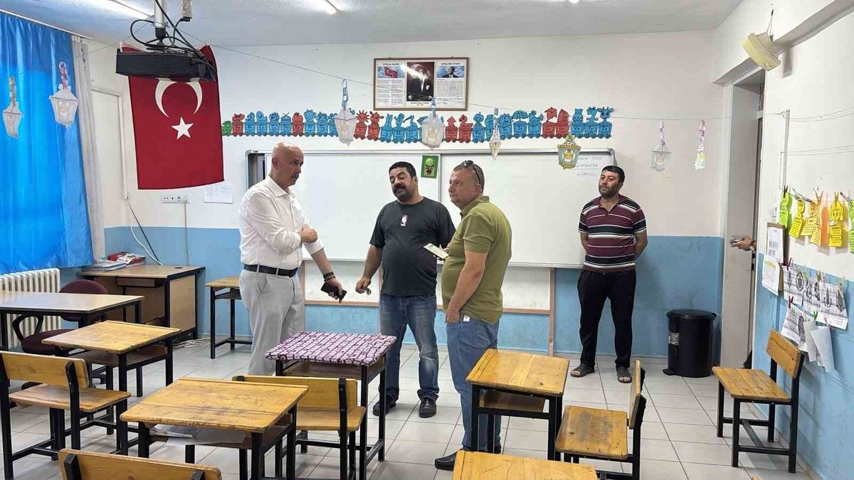 Bozdoğan’da okullar yeni eğitim öğretim yılına hazırlanıyor