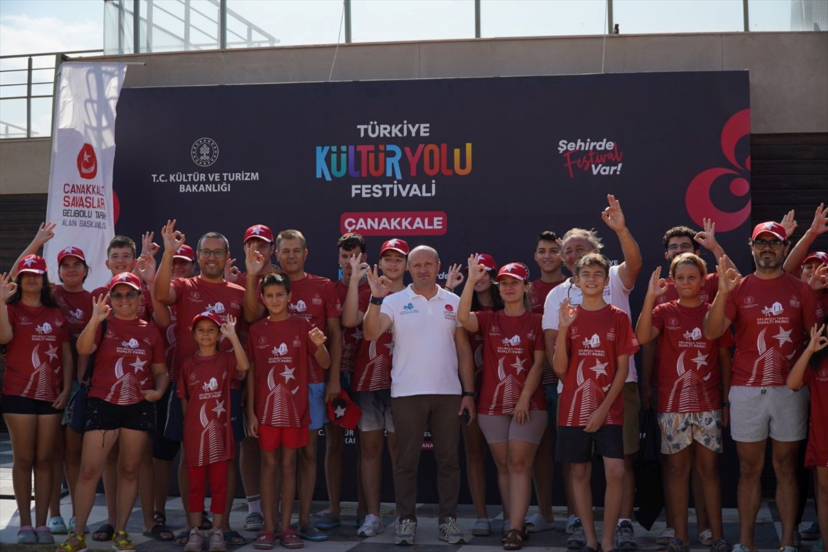 Çanakkale’de Tarihe Saygı Dalışı ve Yelken Etkinliği