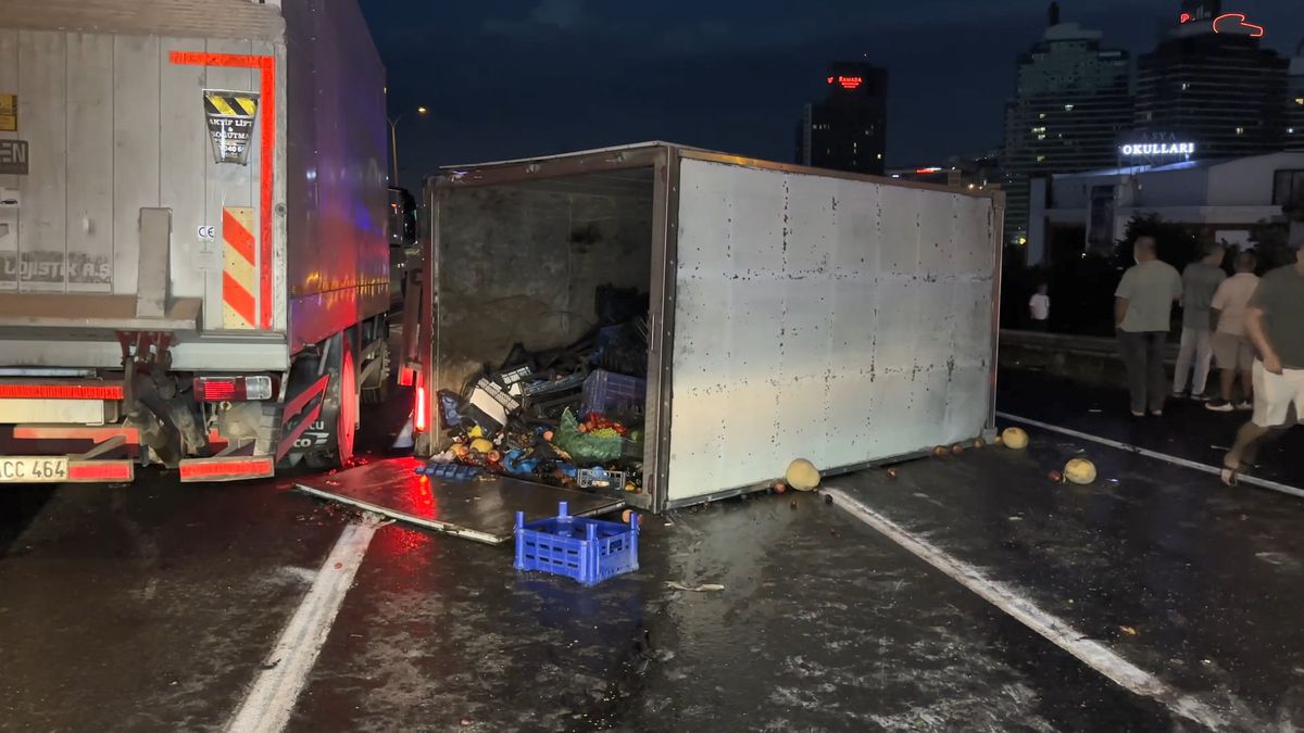 O-3 TEM Bağlantı Yolunda Zincirleme Kaza: 6 Yaralı