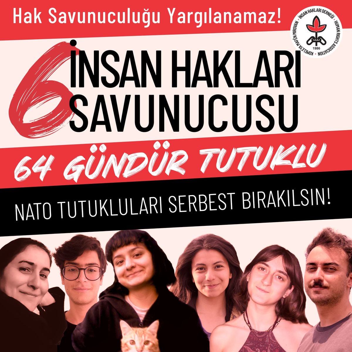İHD'den tutuklu hak savunucuları için acil serbest bırakma çağrısı