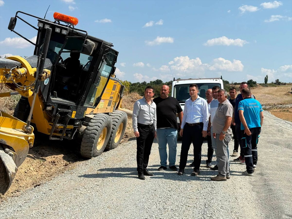 İpsala'da Yol Çalışmaları Yerinde İncelendi