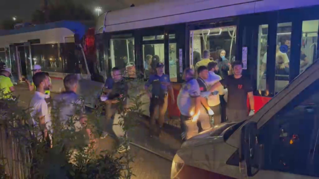 Two trams collide in Istanbul Two trams collide in Istanbul
