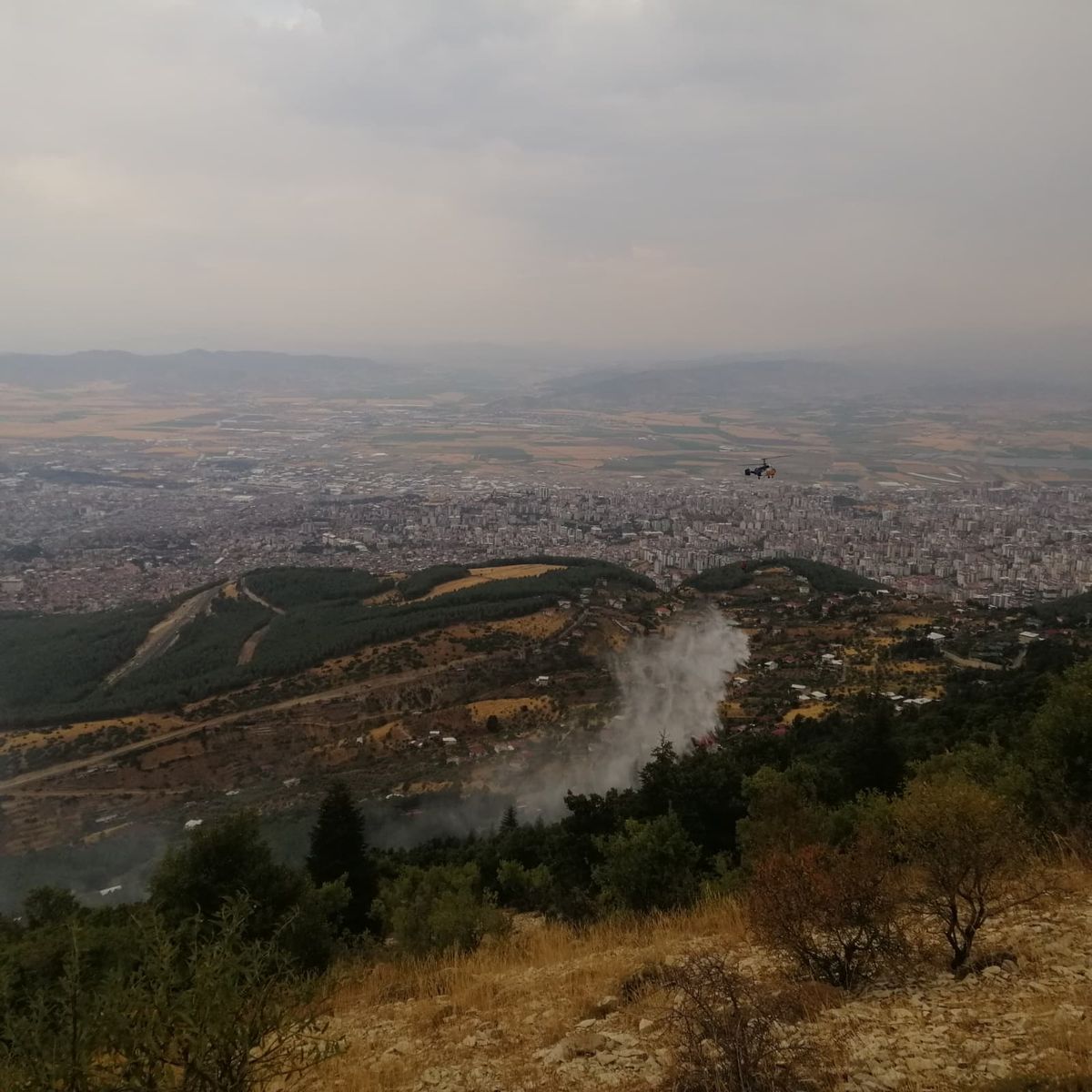 Kahramanmaraş’ta Yıldırım Kaynaklı Orman Yangınları Kontrol Altında