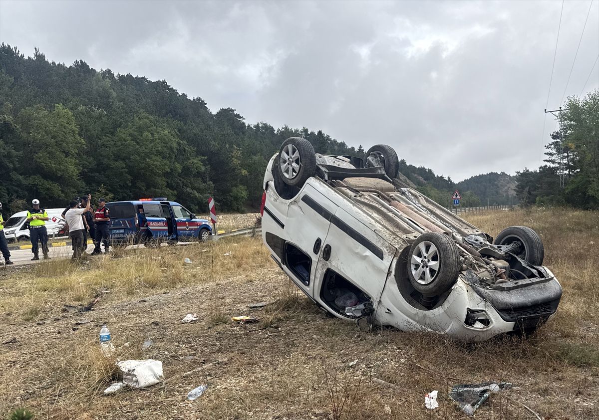 Kastamonu’da Araç Devrildi: 4 Yaralı
