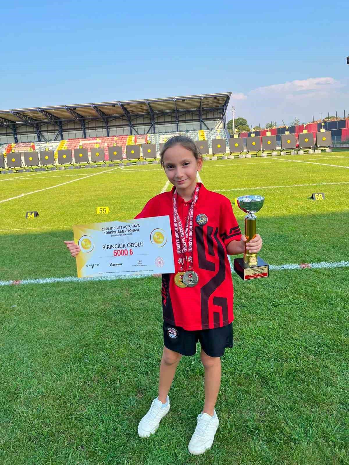 Manavgatlı Okçularda Büyük Başarı: Elif Sare Erdem Türkiye Şampiyonu