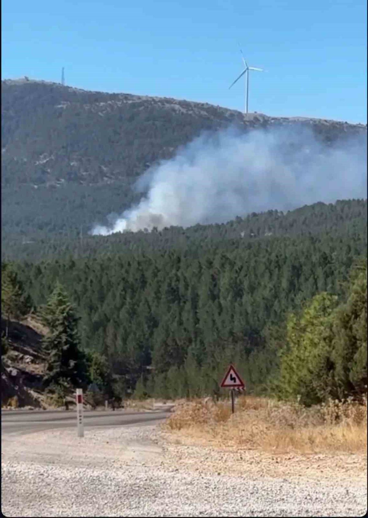 Muğla'nın Menteşe İlçesinde Yangın Alarmı