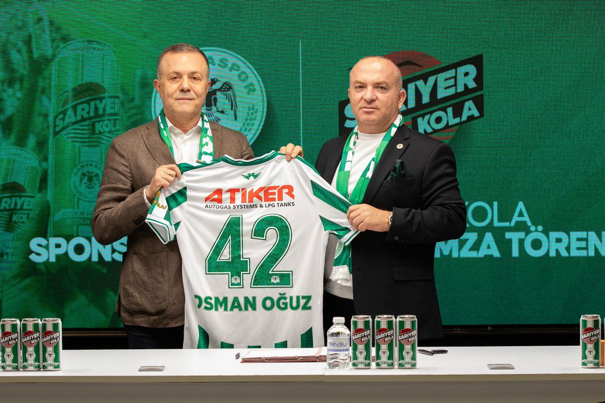 Sarıyer Kola, Konyaspor’un 2026-2027 Sezonu Resmi İçecek Sponsoru Oldu