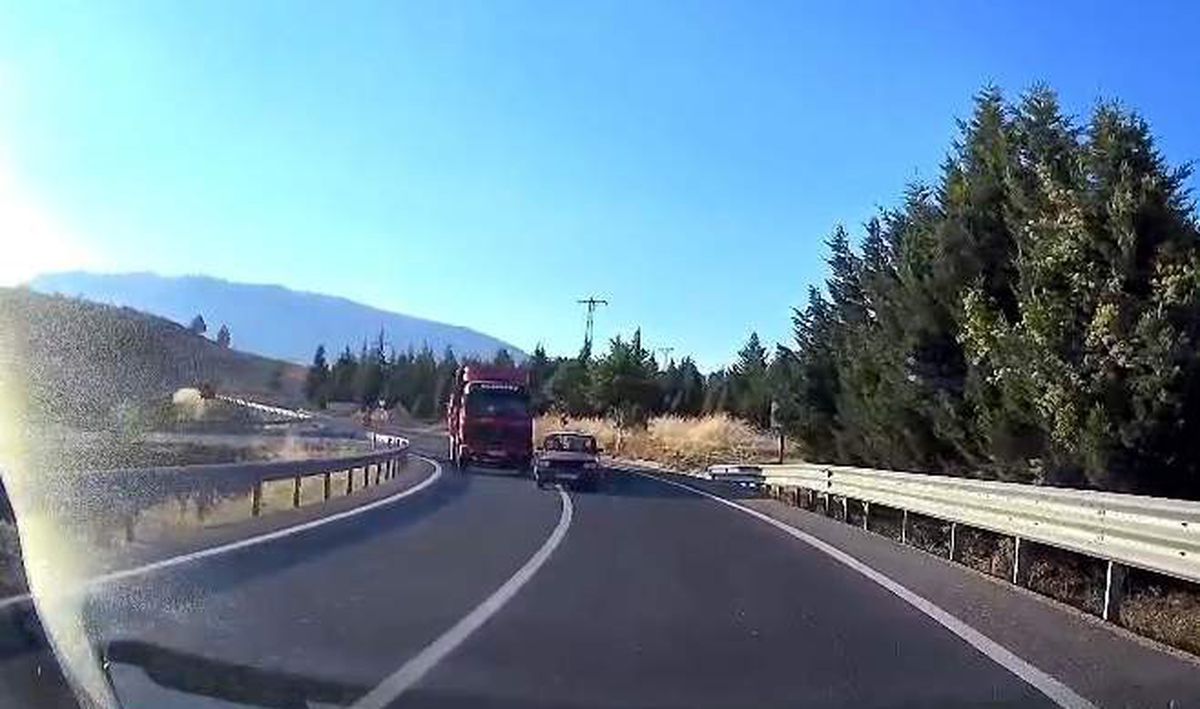 Karabük'te Hatalı Sollama Kaza Yaptırmadı
