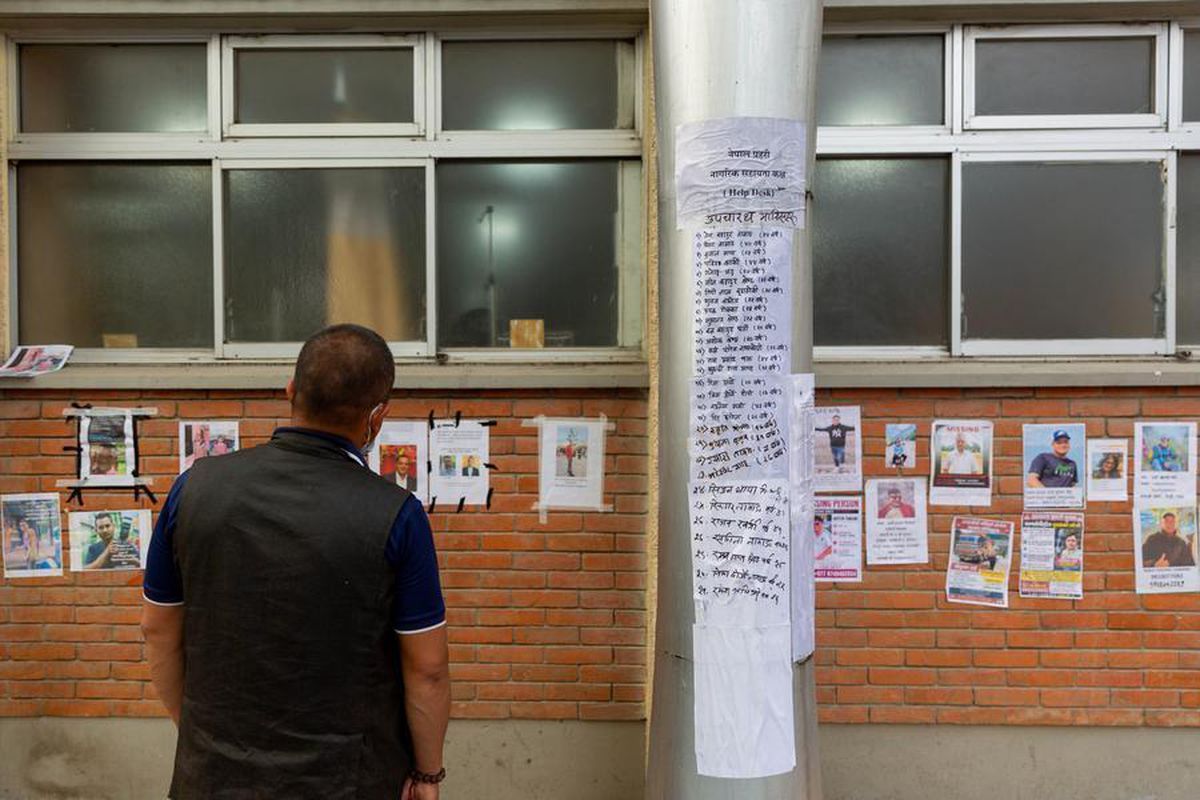 Albüm: Nepal'deki sel felaketinde hayatını kaybedenlerin sayısı 626'ya yükseldi