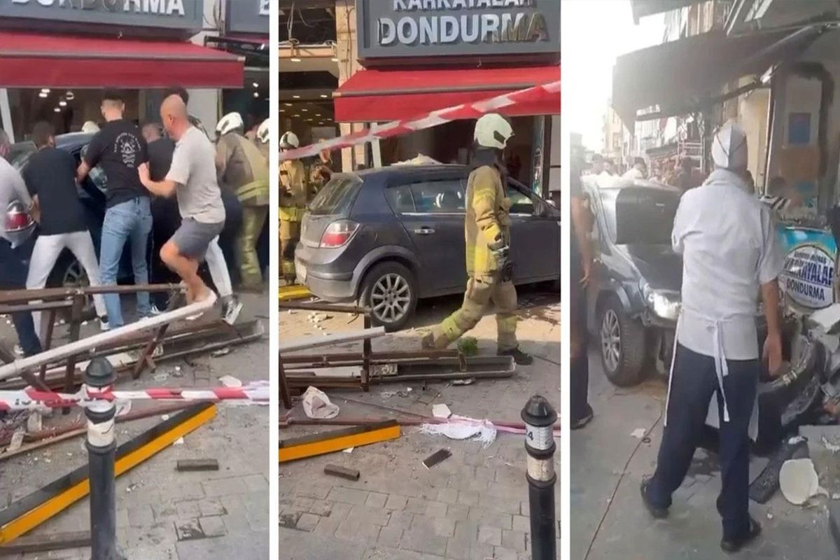 Beykoz’da otomobil yayaların arasına daldı: Yaralılar var