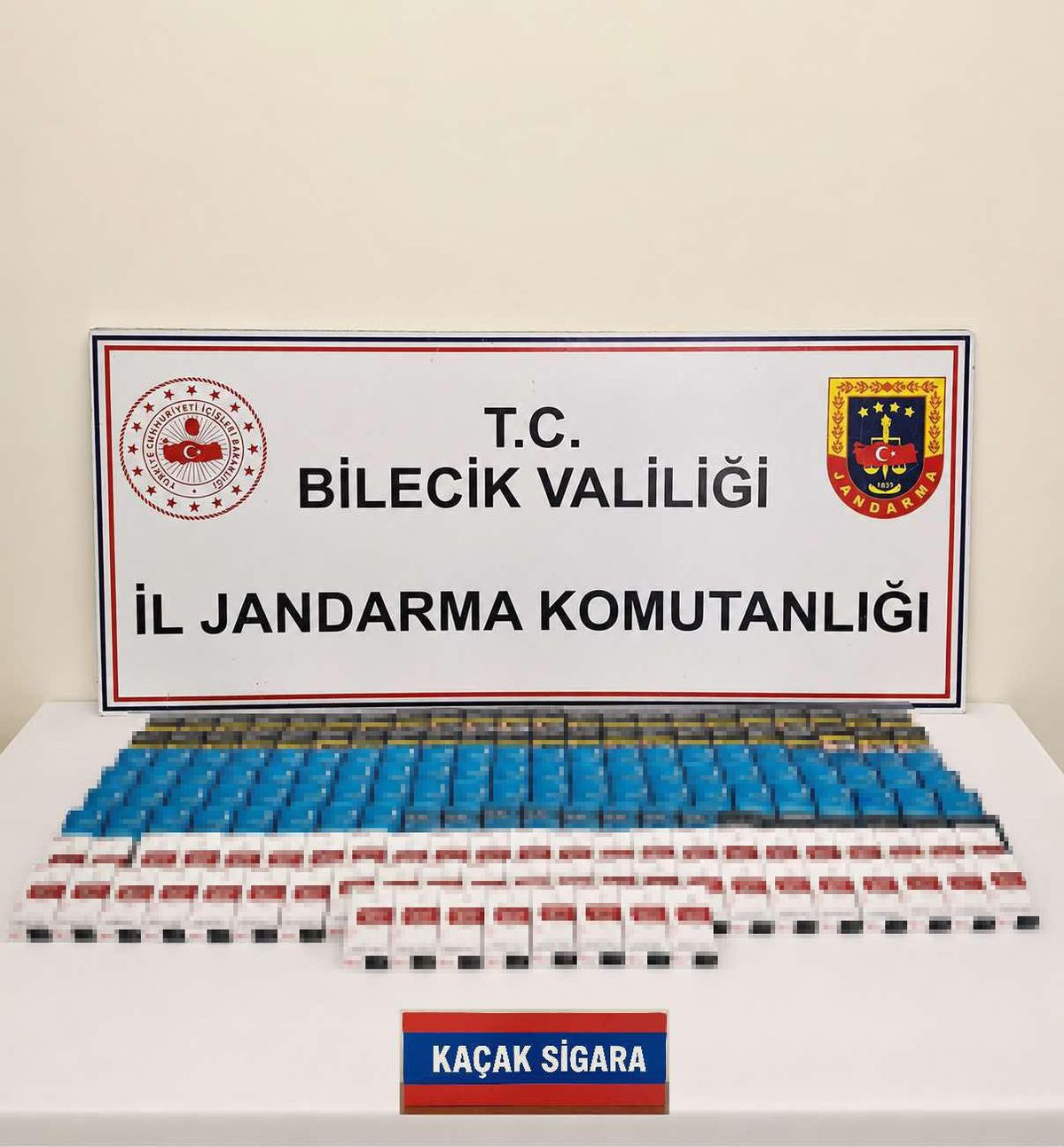 Bilecik'te kaçak sigara operasyonu: 4 bin 20 adet ele geçirildi
