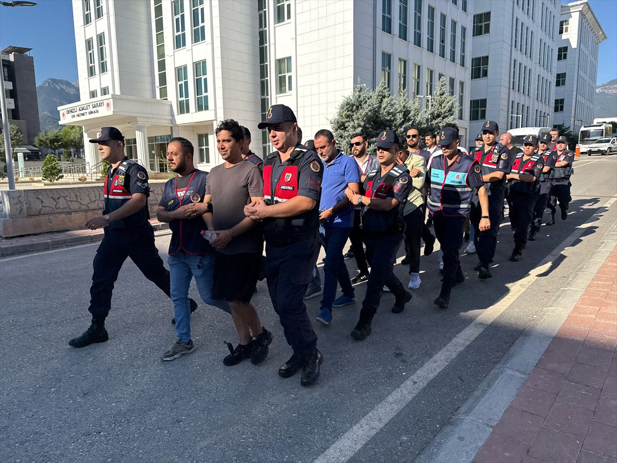 Denizli'de Gasbın 7 Zanlısı Tutuklandı