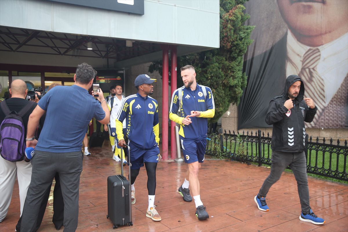 Fenerbahçe kafilesi, Samsun'a geldi