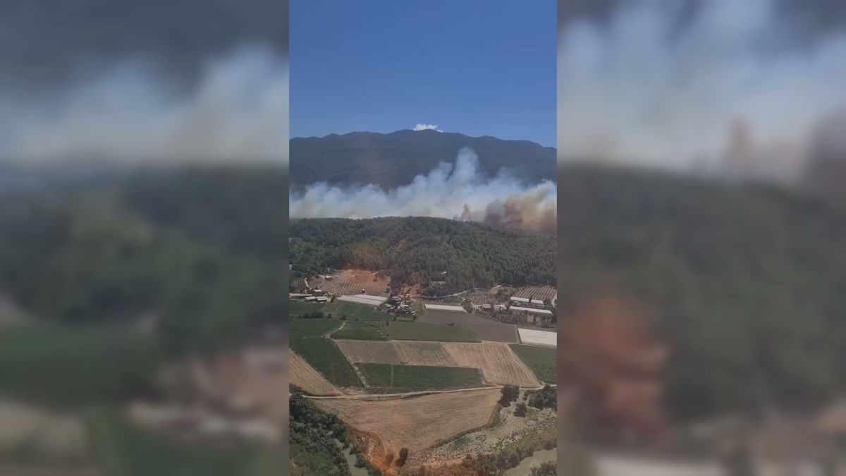 Muğla'daki Yangın Antalya'ya Sıçradı