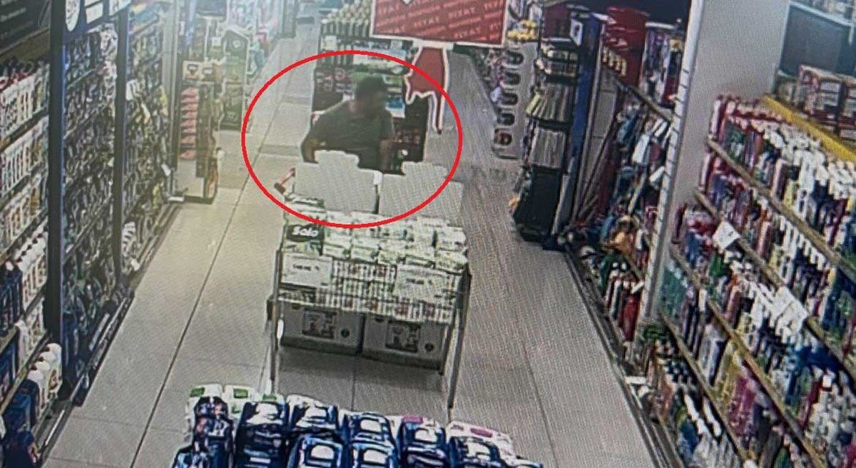 Markette 440 paket sigara çalan şüpheli, DOA sırasına girdi
