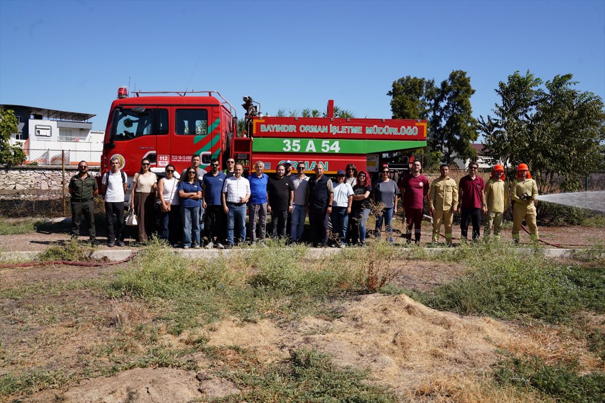 Tire'de 18 gönüllü orman yangınıyla mücadele sertifikası aldı