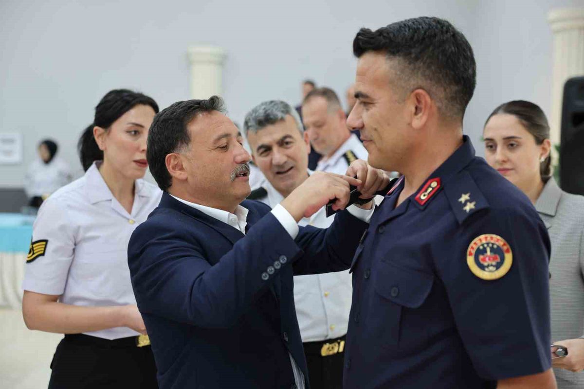 Kayseri'de Jandarma Rütbe Terfi Töreni Gerçekleştirildi