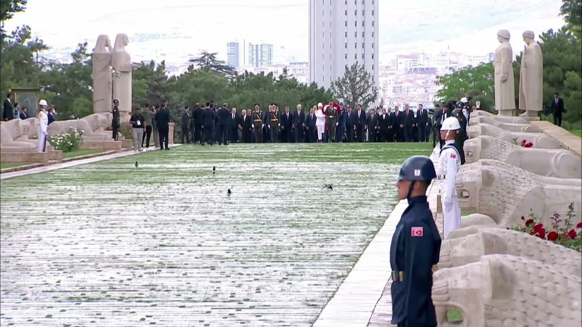 Erdoğan ve Devlet Erkanı 30 Ağustos'ta Anıtkabir'i Ziyaret Etti