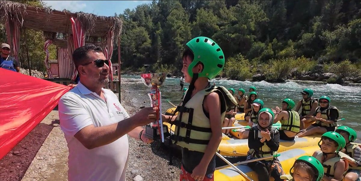 Manavgat'ta Zafer Bayramı Rafting Heyecanı