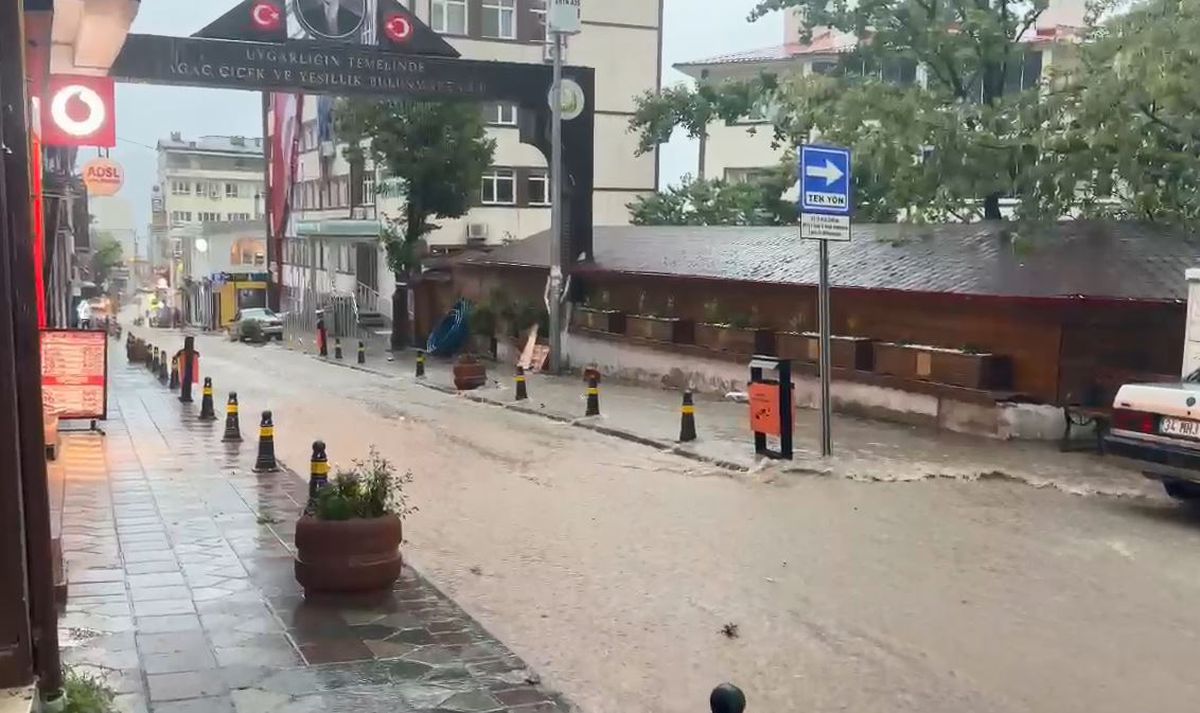 Artvin'de Sağanak Hayatı Felç Etti