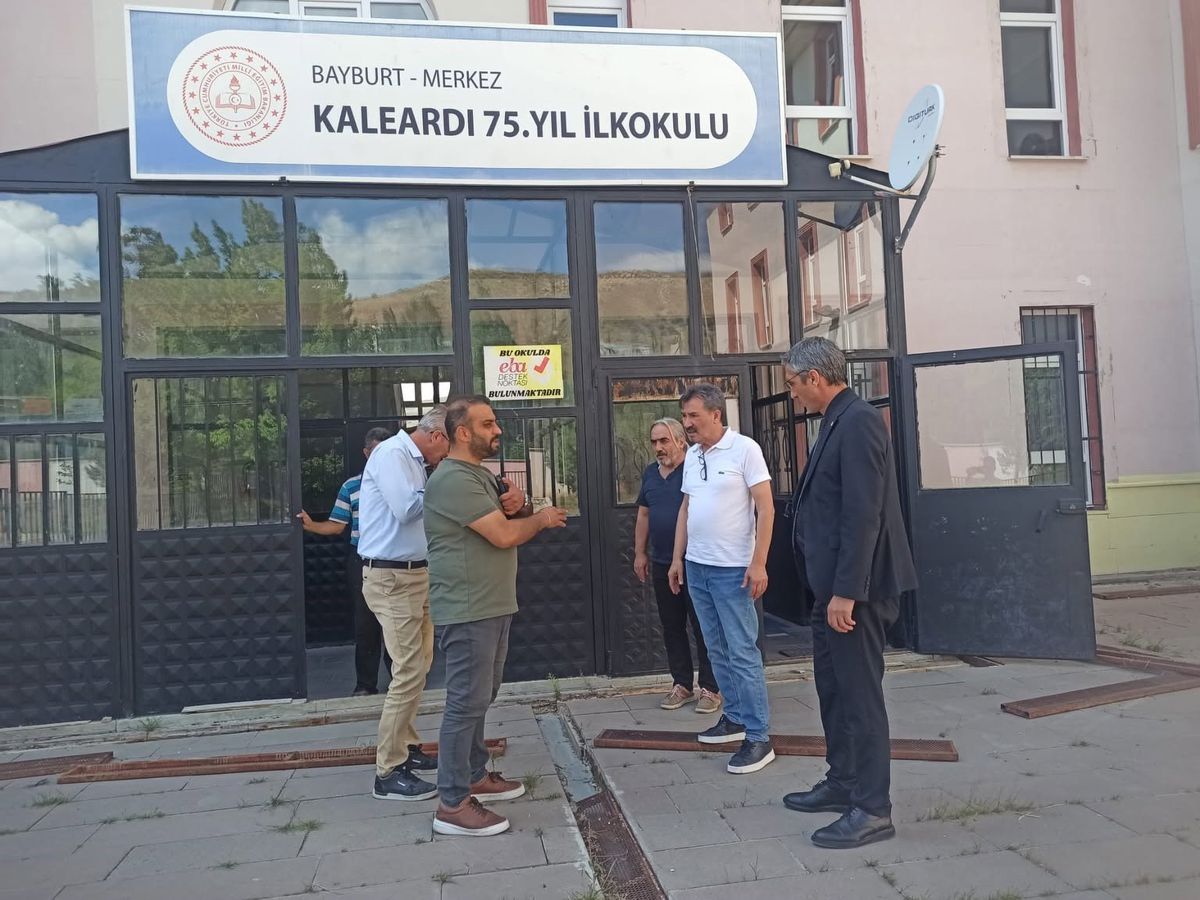 Bayburt'ta 4 Okulda Yeni Eğitim Yılı Öncesi Denetim