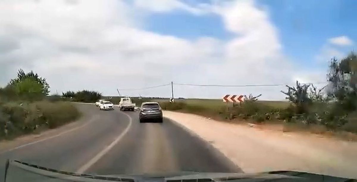 Karacabey'de Viraj Kazası Kamerada