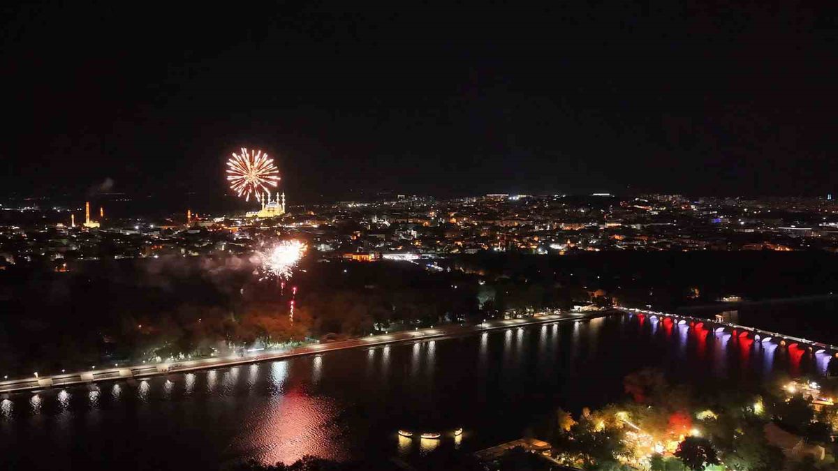 Edirne'de Zafer Bayramı Resepsiyonu