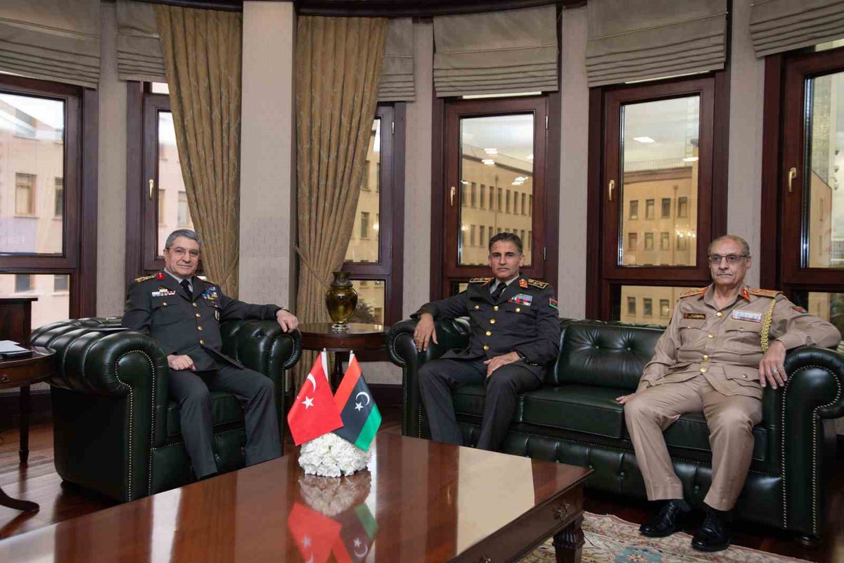 Türk ve Libya Genelkurmay Başkanları Ankara'da Görüştü