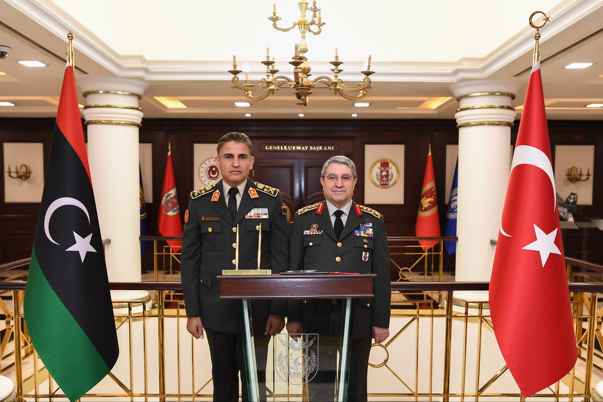 Genelkurmay Başkanı Bayraktaroğlu, Libya Genelkurmay Başkanı'nı Ankara'da Ağırladı