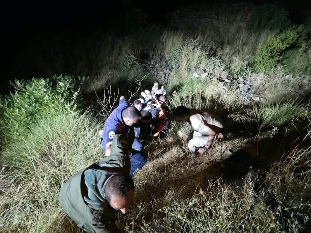 Hatay'da Yamaçtan Düşen Vatandaş Ekiplerin Koordineli Müdahalesiyle Kurtarıldı