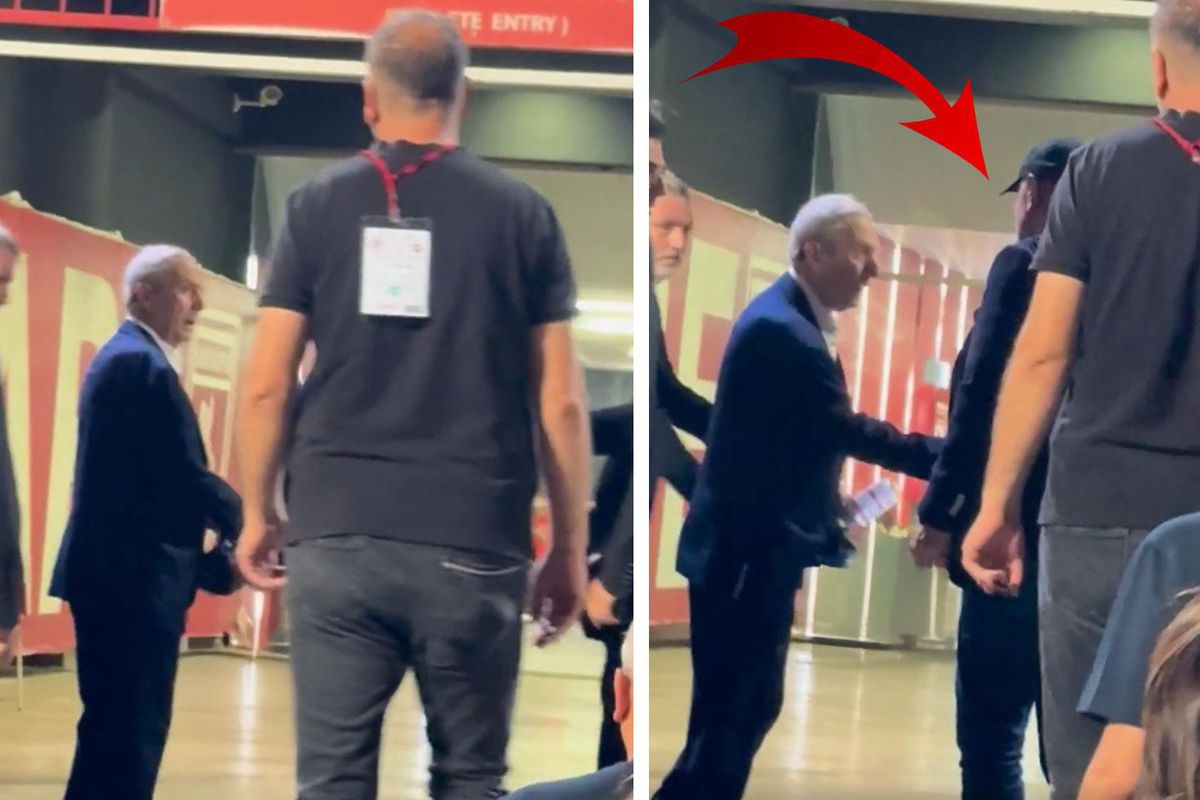 Kolundan çekip durdurdu! Aziz Yıldırım'a Samsun'da sürpriz karşılama