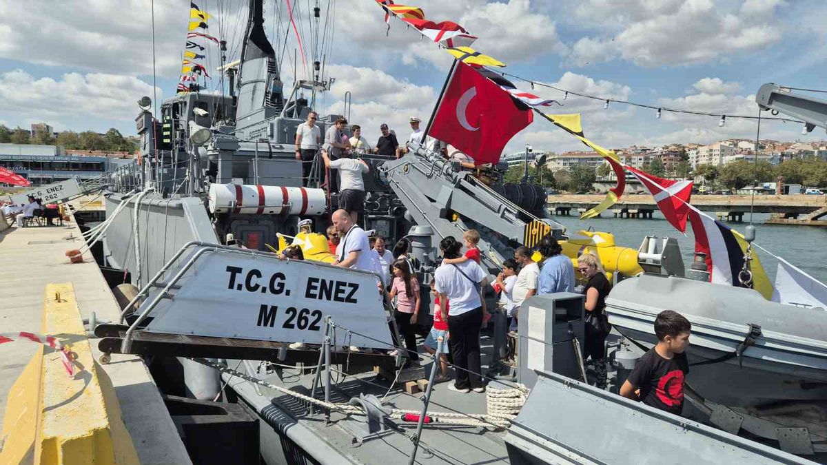 TCG Enez, 30 Ağustos Zafer Bayramı'nda Tekirdağ'da Ziyarete Açıldı