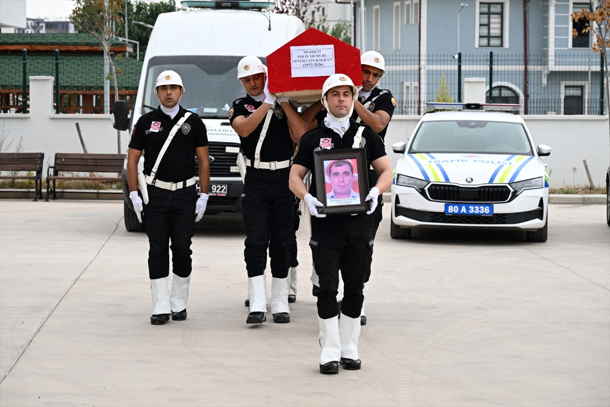 Osmaniye'de Polis Memuru Şemsettin Kalkan için Tören Düzenlendi