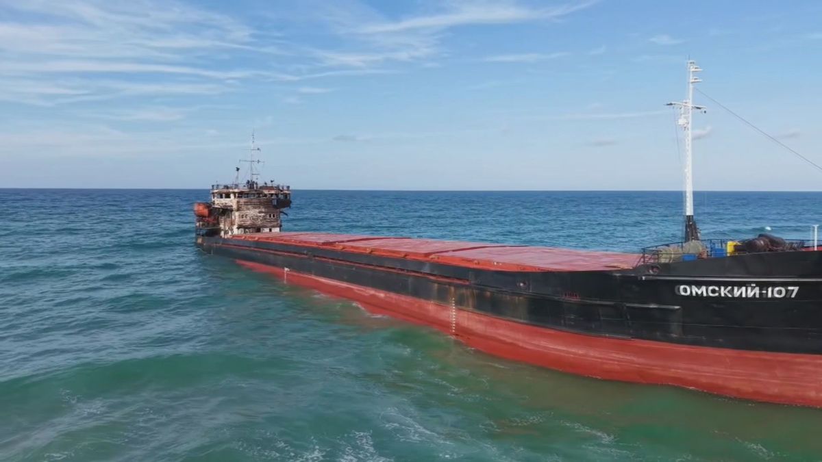 Novorossiysk’te Saldırıya Uğrayan Rus Gemisi Şile’de Karaya Oturdu