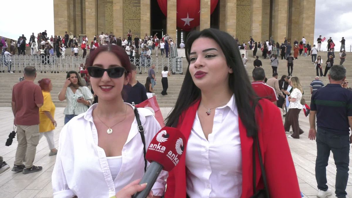 30 Ağustos Zafer Bayramı'nda Anıtkabir'de coşkulu ziyaret