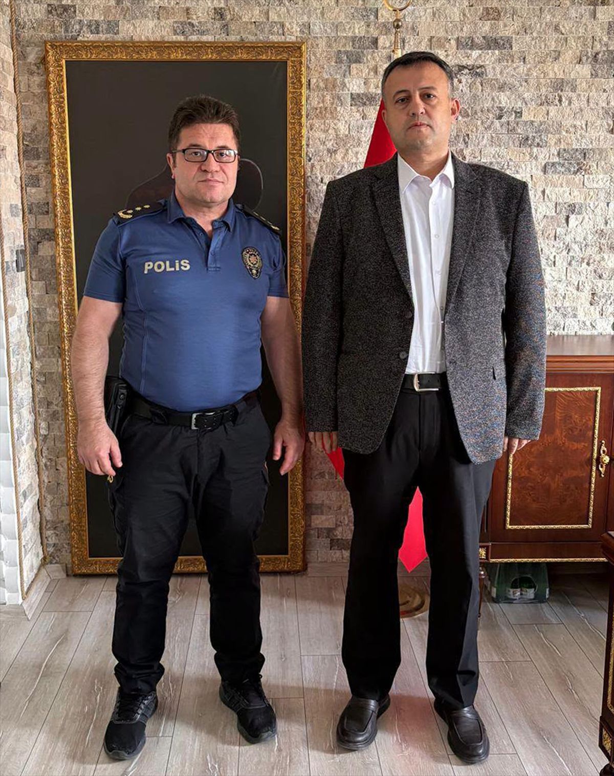 AK Parti Beypazarı'ndan Emniyet Müdürü Tufan'a Hayırlı Olsun Ziyareti