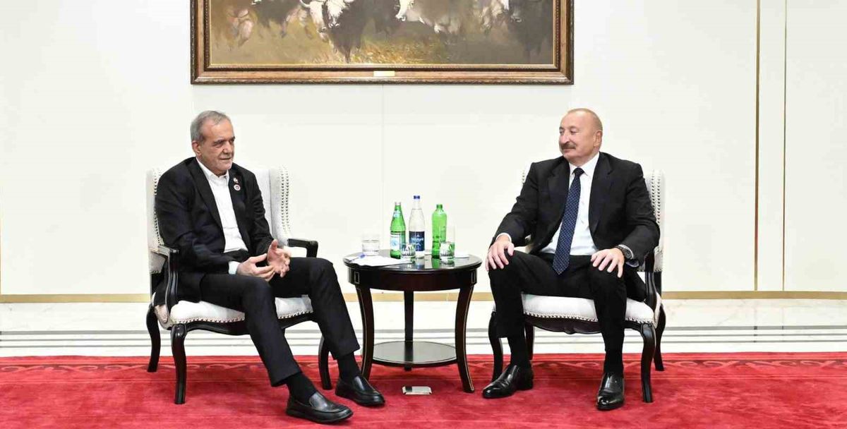Aliyev ve Pezeşkiyan Bişkek'te Buluştu