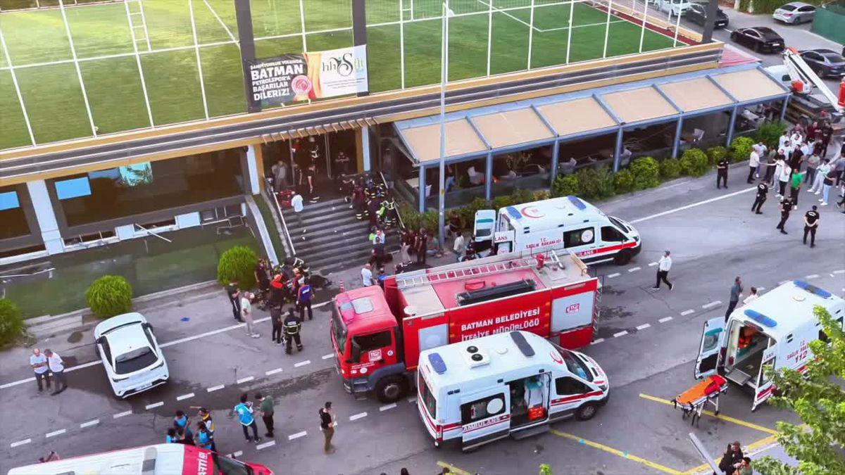 Batman'daki yangın soruşturmasında 4 gözaltı