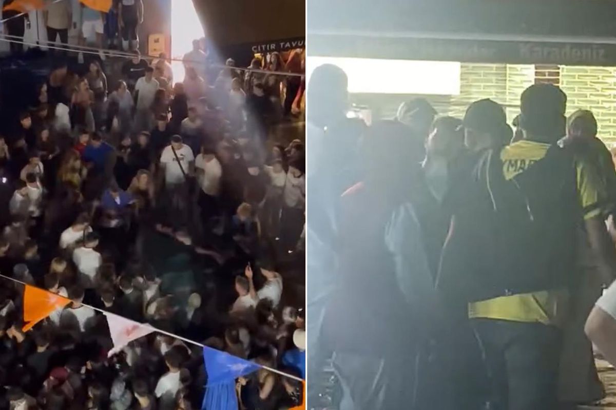 Poizi konserinde ortalık bir anda karıştı! Tekme ve yumruklar havada uçuştu