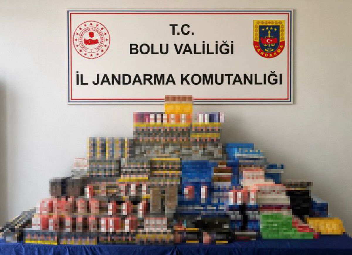 Bolu'da Kaçakçılık Operasyonu: 1 Milyon 150 Bin TL Değerinde Ürün Ele Geçirildi