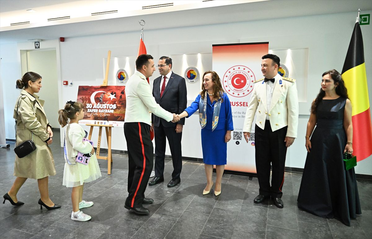 Brüksel'de 30 Ağustos Zafer Bayramı Resepsiyonu