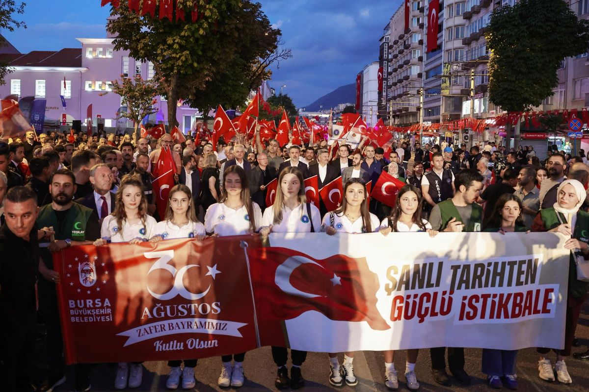 Bursa’da 30 Ağustos Zafer Bayramı coşkusu