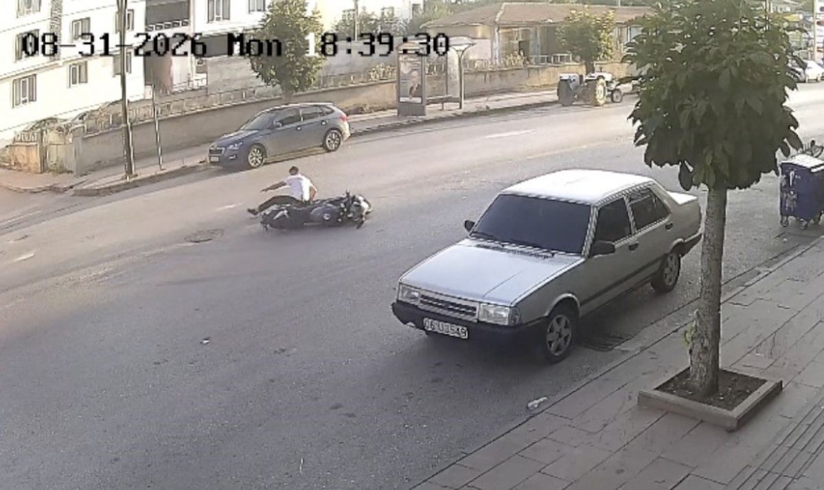 Alaca'da Motosiklet ve Bisiklet Çarpıştı: 2 Yaralı