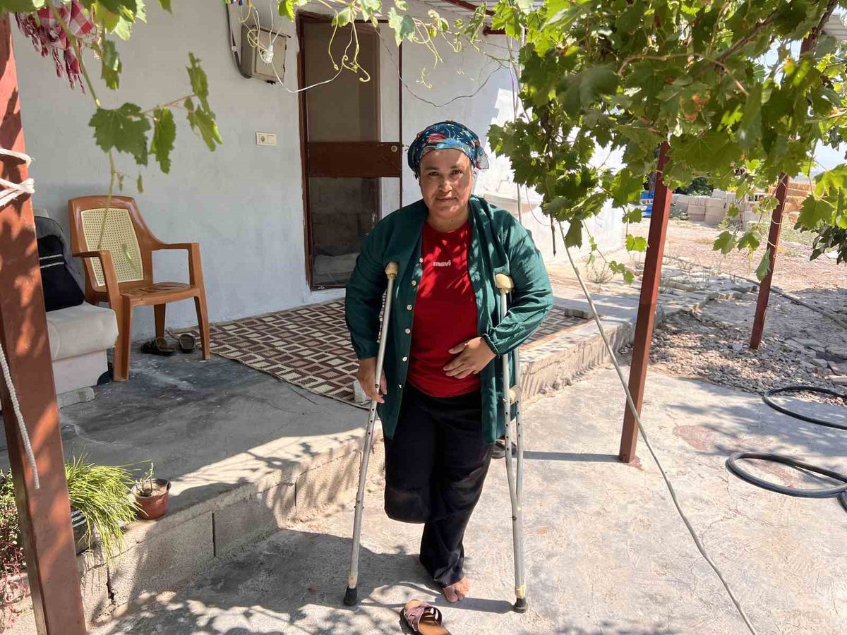 Pamuk Fabrikasında Bacağını Kaybeden Kadın Protez İstiyor