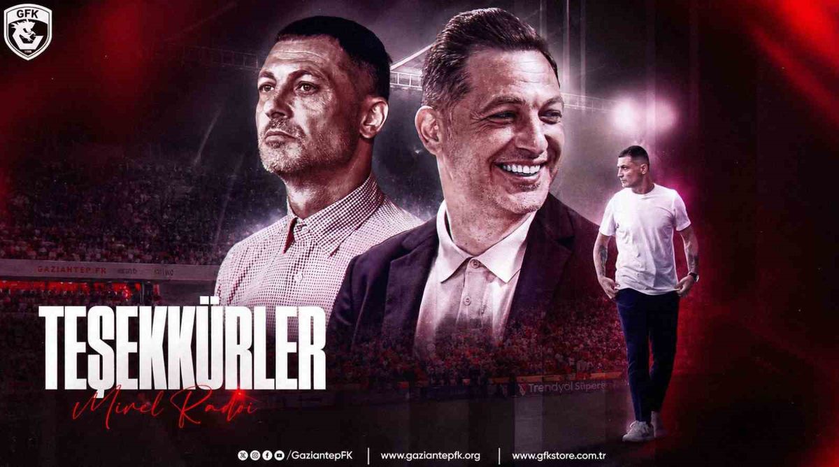 Gaziantep FK, Teknik Direktör Radoi ile Yollarını Ayırdı